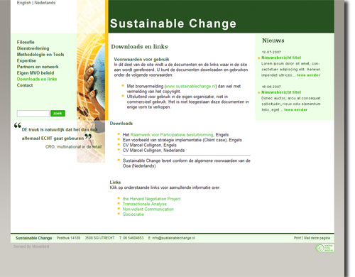 Sustainable Change